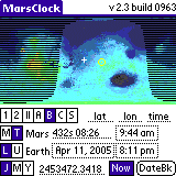 Using Clock Selector in MarsClock